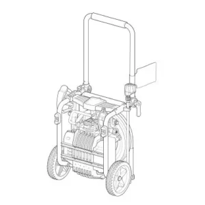 BRIGGS AND STRATTON Pressure Washer Model 020710-00 Image